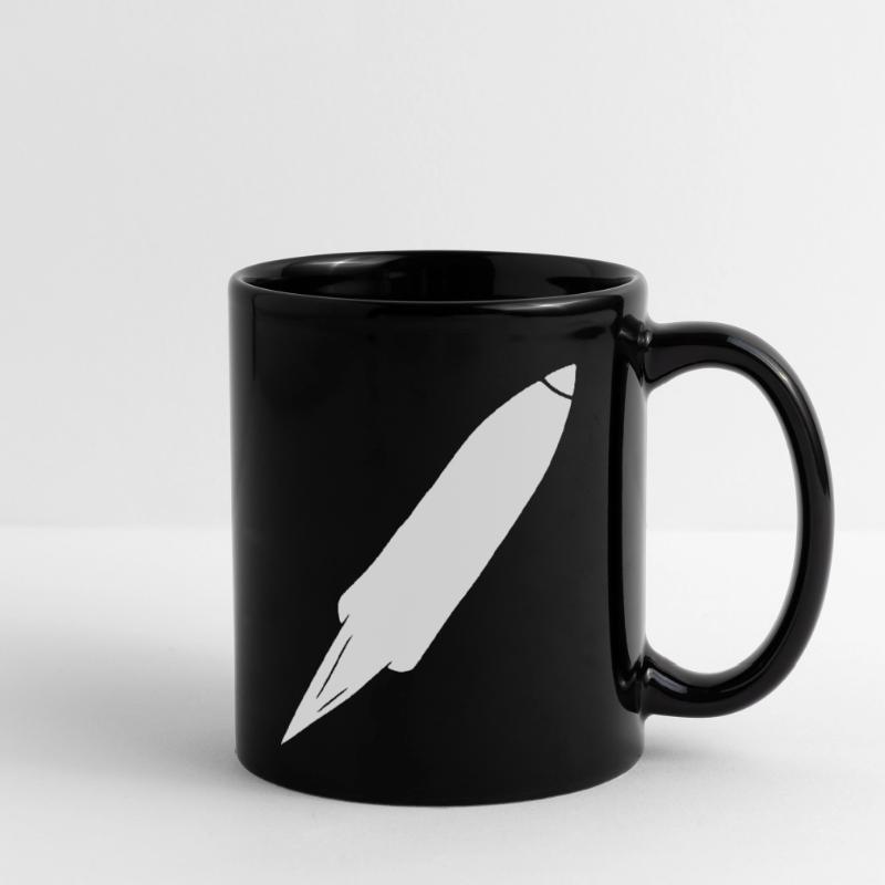 Vol spatial de fusée spatiale Mug uni