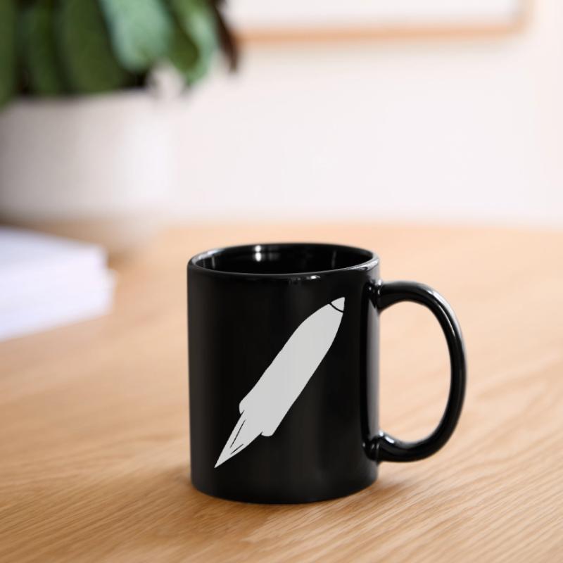 Vol spatial de fusée spatiale Mug uni
