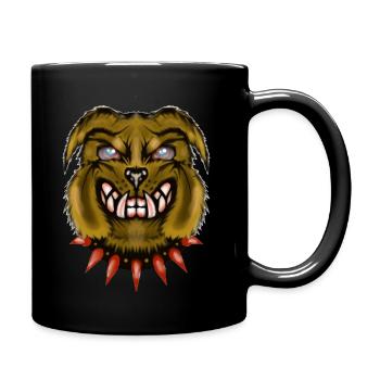 Boule Doge - Mug uni - noir - Droite
