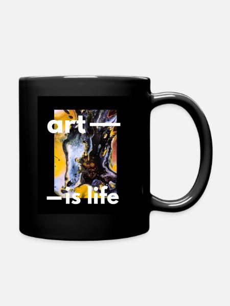 Art - Tasse einfarbig - Schwarz