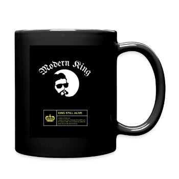 1Da Kini König Ludwig Bayern God Safe the Kind - Tasse einfarbig - Schwarz - Rechts