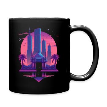 Arabian Cybernights Ville emblématique By Nights - Mug uni - noir - Droite