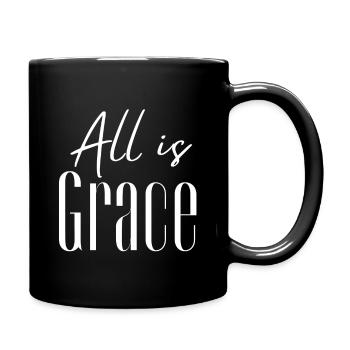 all is grace - Mug uni - noir - Droite