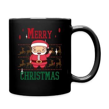 Joyeux Noël Familles Freiertage Logo - Mug uni - noir - Droite