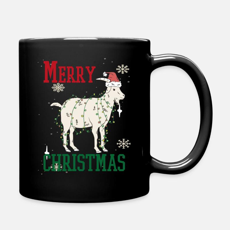 Christmas Holidays Family - Full Colour Mug - black