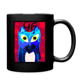 Malopium Foxart96 - Full Colour Mug - black - Right