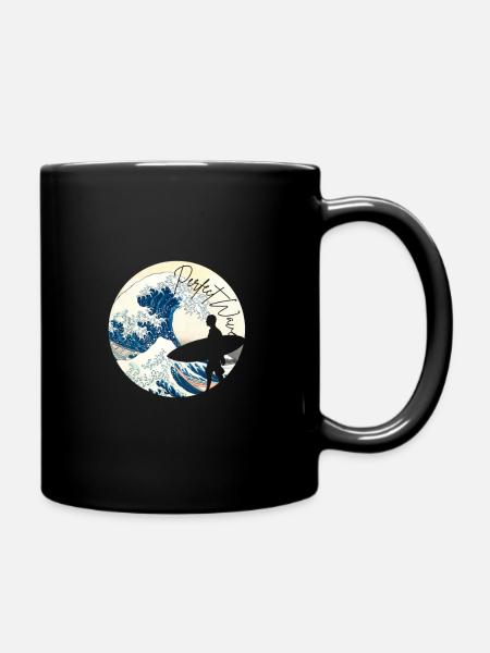 Perfect Wave - Tasse einfarbig - Schwarz