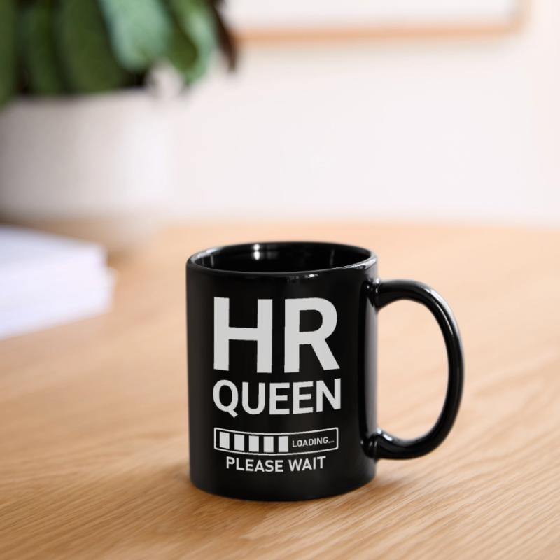 HR Queen Loading Please Wait Full Colour Mug