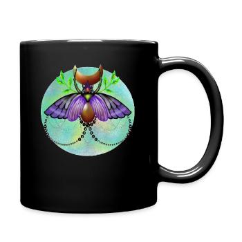 scarabée - Mug uni - noir - Droite
