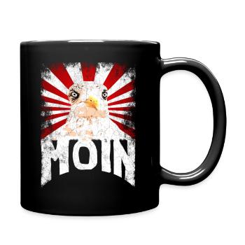 Angry Seagull Harbor Eagle 3 - Full Colour Mug - black - Right