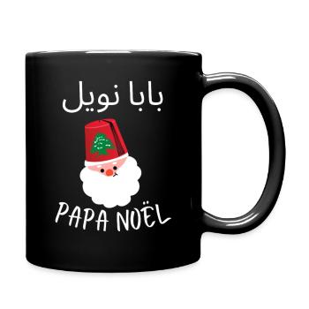 Papa Noël - Full Colour Mug - black - Right