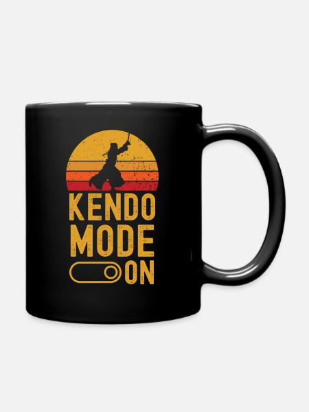 Mode Kendo sur rétro vintage - Mug uni - noir