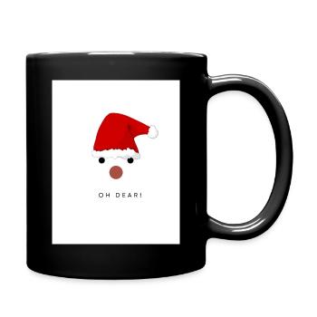 It's Christmas time - Tasse einfarbig - Schwarz - Rechts
