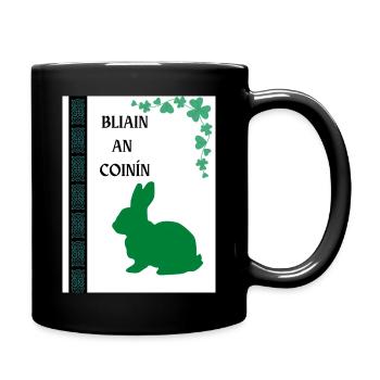 Année du lapin en irlandais - Mug uni - noir - Droite