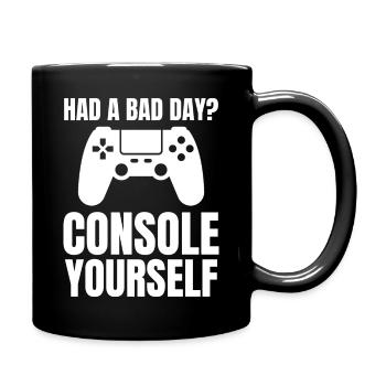 Video Game Lovers Gamer Gaming Funny Saying - Full Colour Mug - black - Right