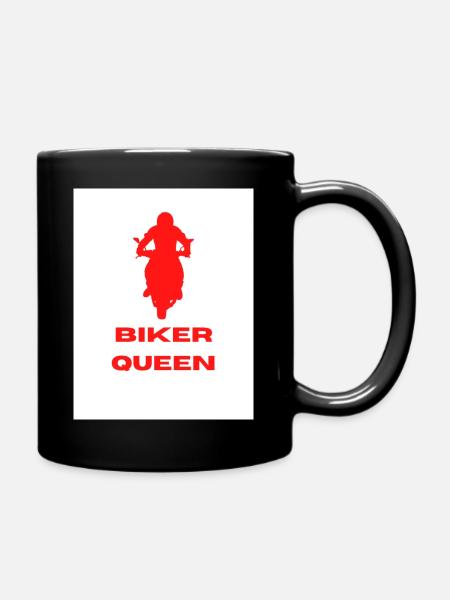 Reine des motards - Mug uni - noir