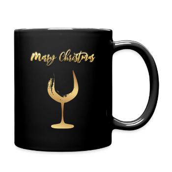 T-shirt de Noël pour de belles fêtes en famille. - Mug uni - noir - Droite
