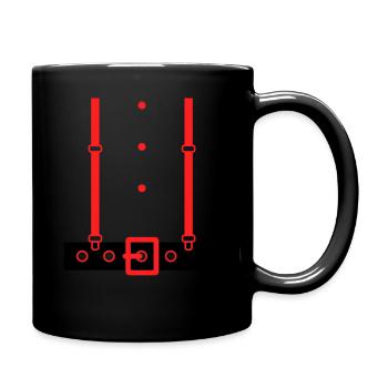 T-shirt de Noël pour de belles fêtes en famille. - Mug uni - noir - Droite