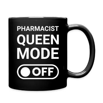 Pharmacist Queen Mode OFF - Full Colour Mug - black - Right