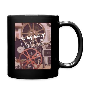 Its my movie - Tasse einfarbig - Schwarz - Rechts