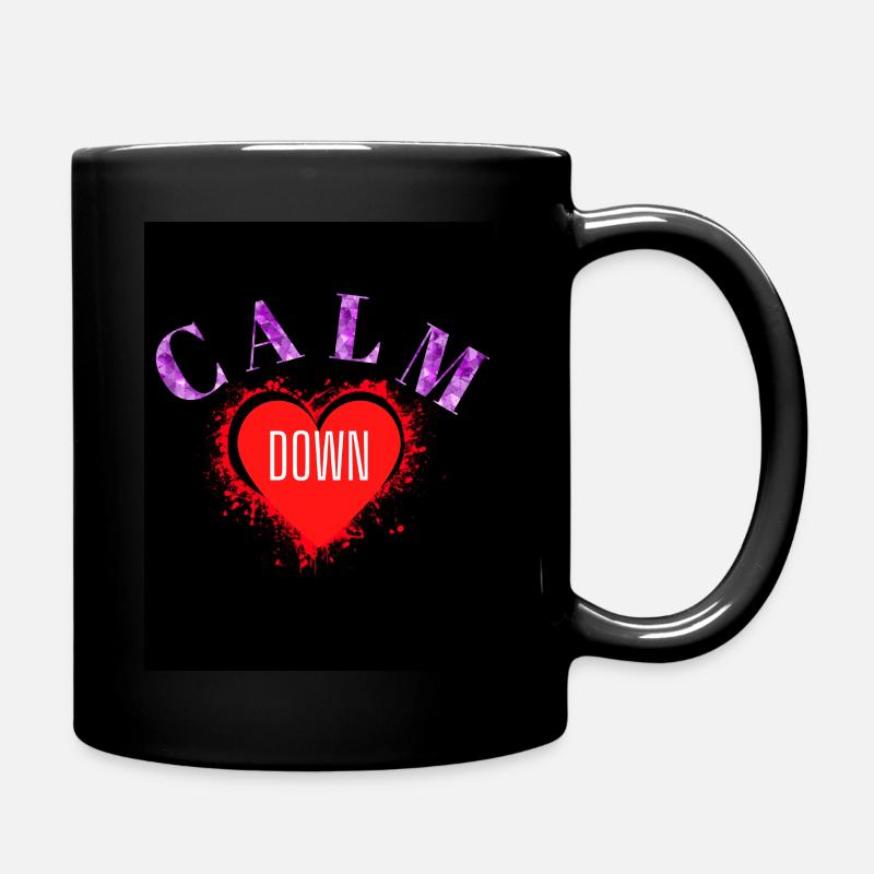 Leise - Tasse einfarbig - Schwarz
