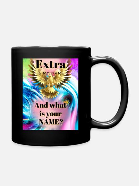 EXTRA Design - Tasse einfarbig - Schwarz