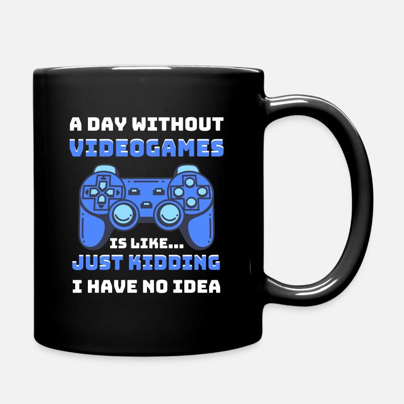 Une journée sans jeux vidéo, c’est comme... - Mug uni - noir