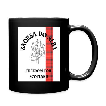 Freedom for Scotland - Full Colour Mug - black - Right