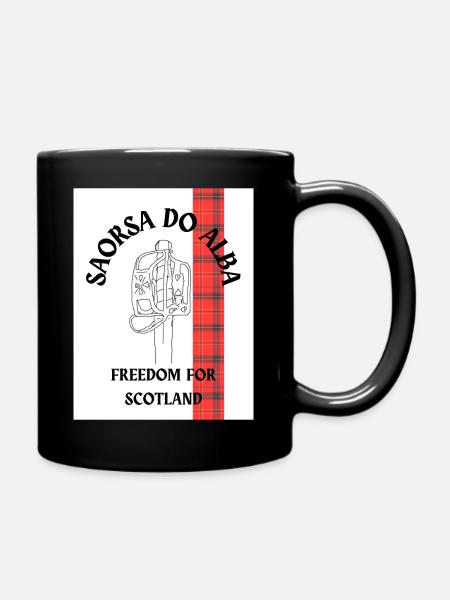 Freedom for Scotland - Full Colour Mug - black