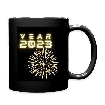 2023 - New Year's Eve - New Year - Full Colour Mug - black - Right