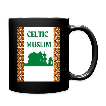 Celtic Muslim - Full Colour Mug - black - Right