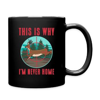 Hunting Hunter Spell Sayings - Full Colour Mug - black - Right