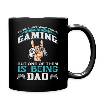 Men's Gaming Dad Saying Gift Idea Father's Day - Full Colour Mug - black - Right
