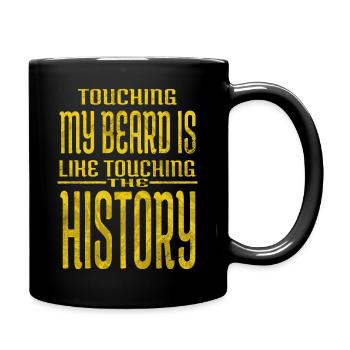 beer covid19 cool respect the beard father - Full Colour Mug - black - Right