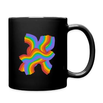 Proud to be rainbow - Full Colour Mug - black - Right