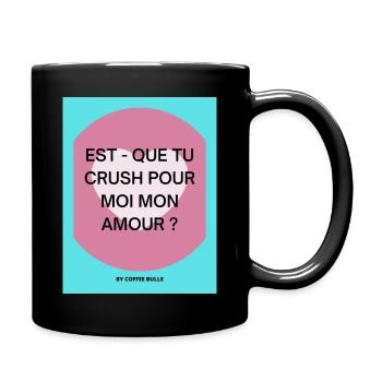 CRUSHER POUR QUELQU'UN - Mug uni - noir - Droite