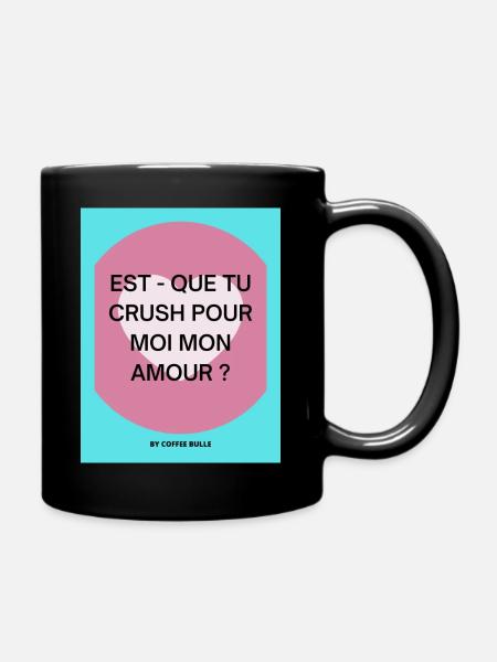 CRUSHER POUR QUELQU'UN - Mug uni - noir