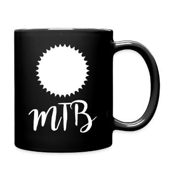 Biking Running Marathon Triathlon Bike - Full Colour Mug - black - Right