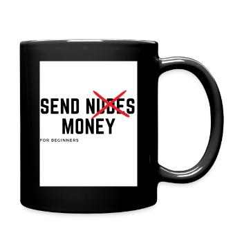 Send Nudes Money - Tasse einfarbig - Schwarz - Rechts
