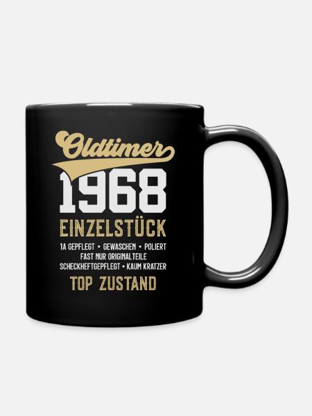 58. GEBURTSTAG OLDTIMER 1968 - Tasse einfarbig - Schwarz