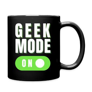 Geek Mode ON - Mug uni - noir - Droite