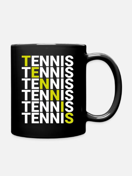 Every Tennis Player need this - Best Gift vintage - Full Colour Mug - black