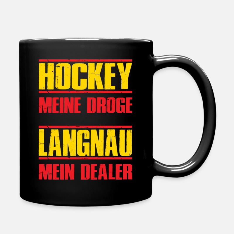 Langnau - Tasse einfarbig - Schwarz
