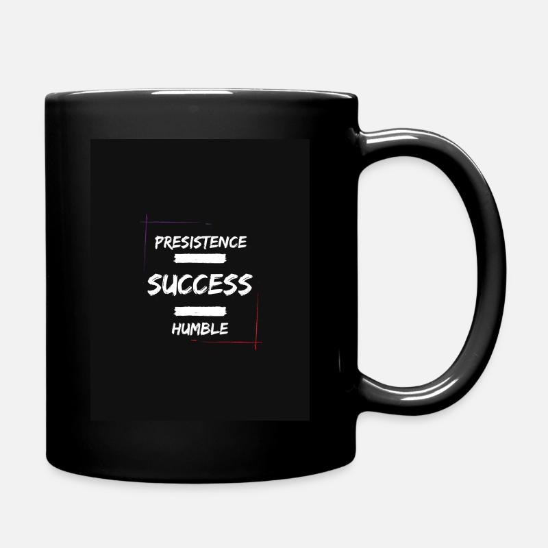 Presistence Succès Humble - Mug uni - noir