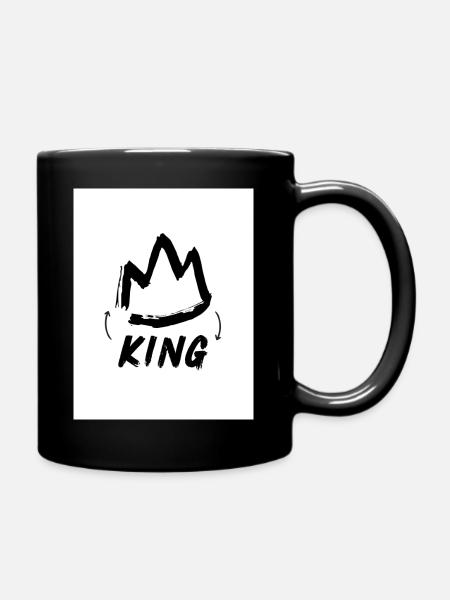 KING - Full Colour Mug - black
