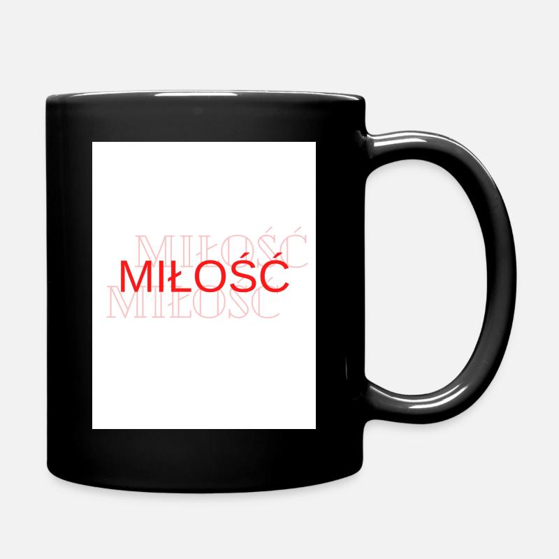 AMOUR - Mug uni - noir