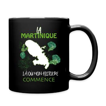 La Martinique La Plus Belle Histoire - Mug uni - noir - Droite