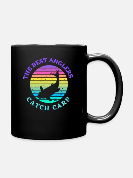Carpe rétro - Mug uni - noir