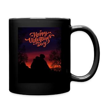 SAINT VALENTIN - Mug uni - noir - Droite