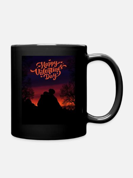 SAINT VALENTIN - Mug uni - noir